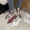 Fashion 2025 Summer New Style Buckle Fashion Thong Sandals for Women Casual Trendy Comfortable Low Heels Sandalias Mujer Heels Women