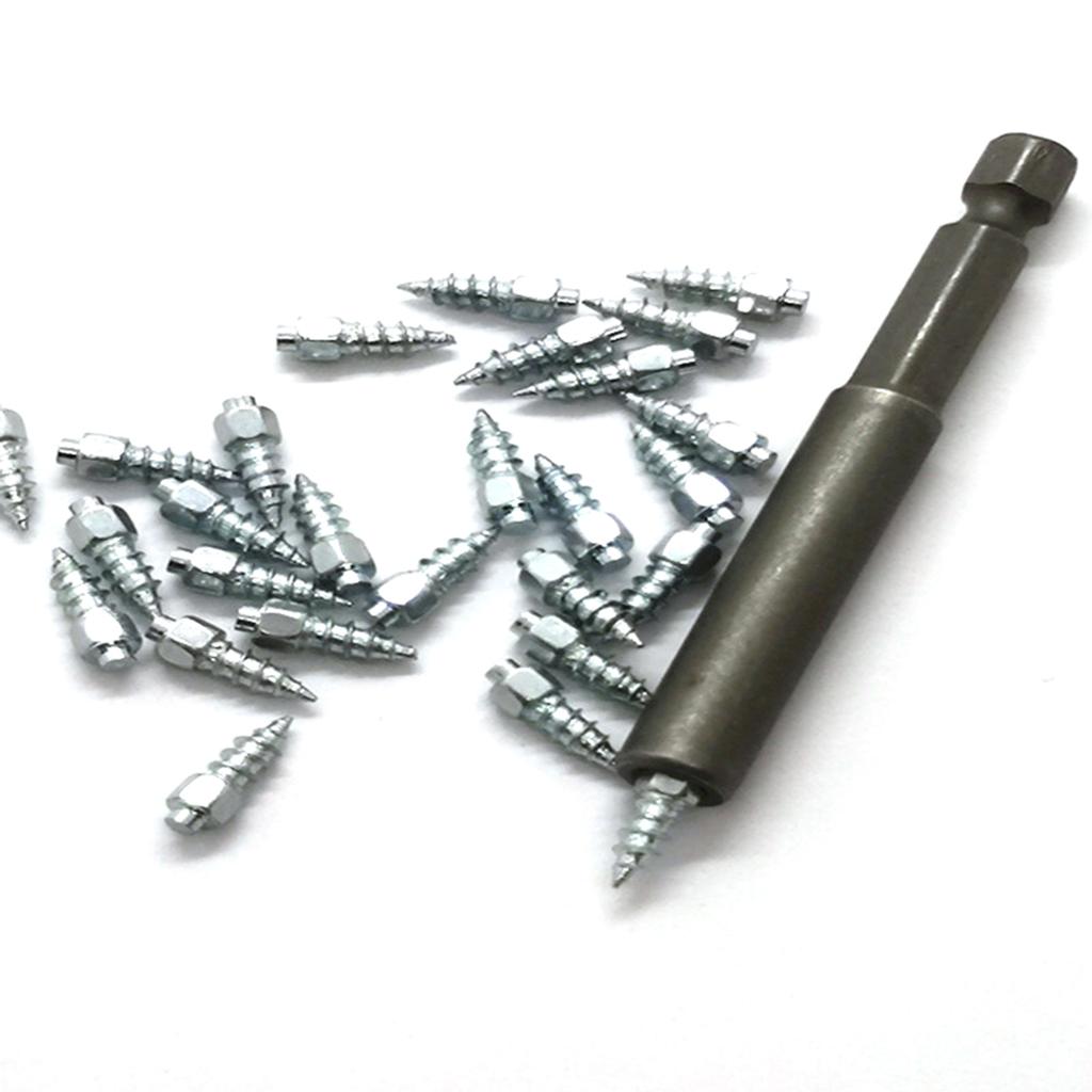 520Pcs Snow Tire Studs Spikes Wheel Tyres Motorcycle Alloy