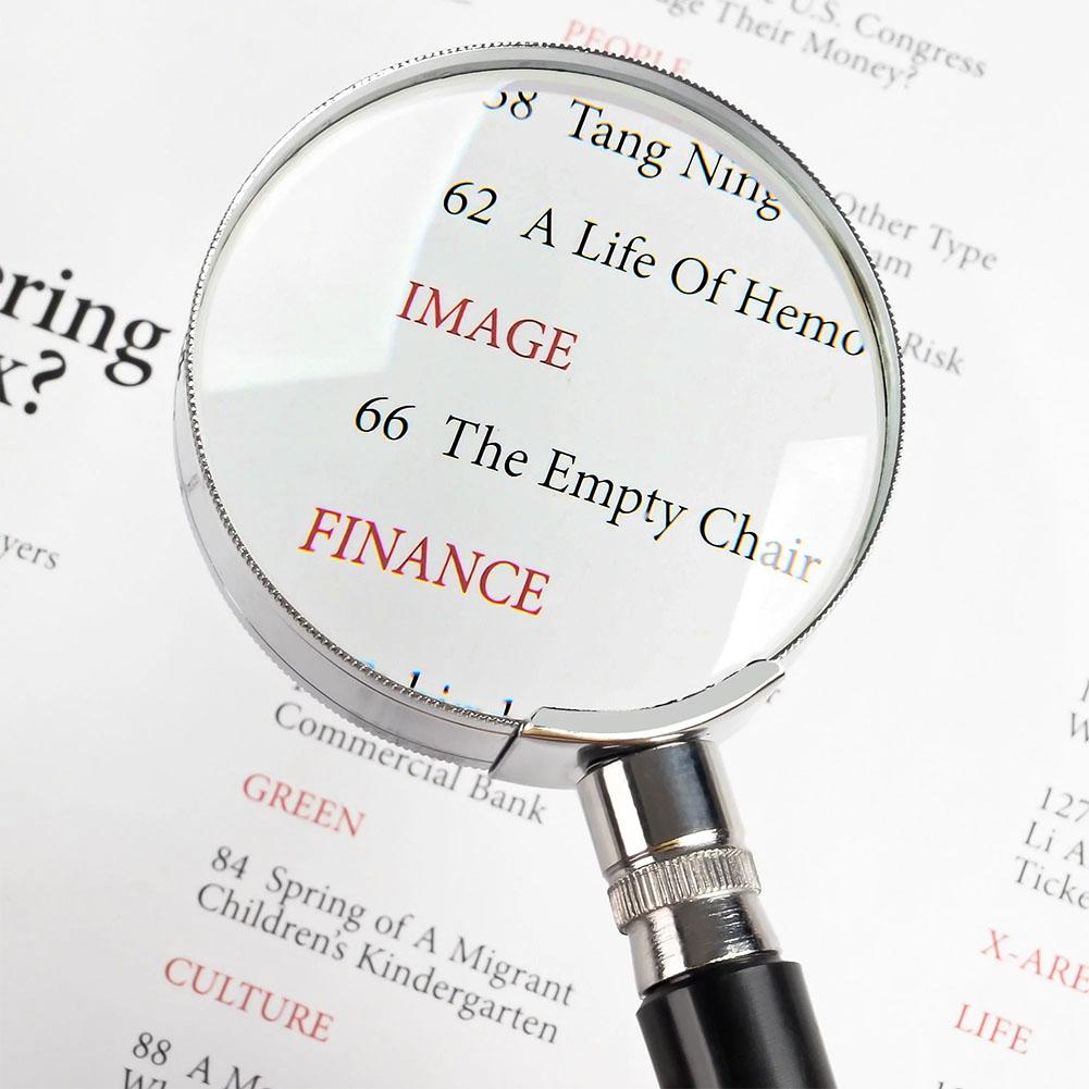 Мини 10X ручное увеличительное стекло 50 мм ювелирное увеличительное стекло лупа для чтения ювелирных изделий пожилой