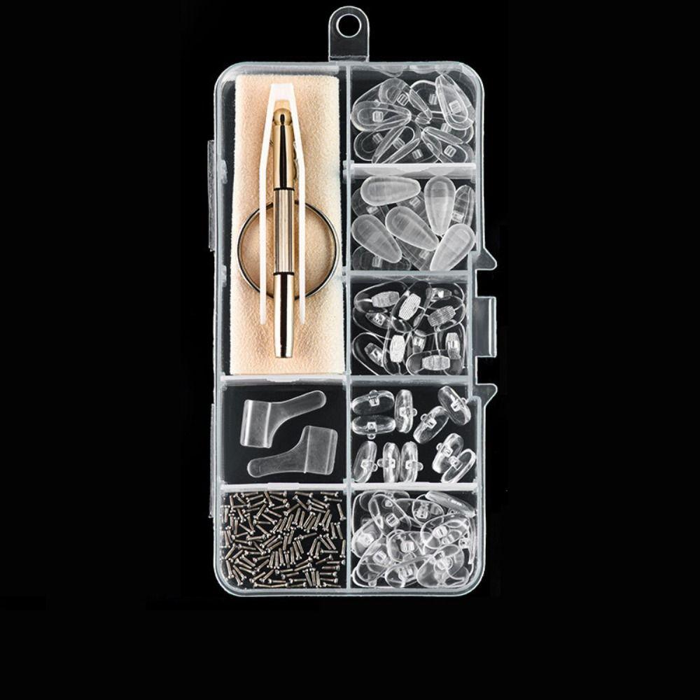 Replaceable Precision Screw Sets Antiskid Glasses Repair Tools Eyeglass Repair Kit Household