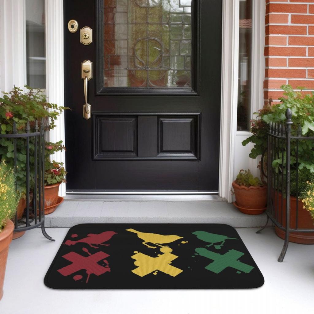 Ajax 3 Little Birds Doormat Absorbent Mat Carpet Rug Kitchen Entrance Home Floor Mat for Bedroom Footpad Mats