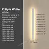 Modern Waterproof outdoor Long Strip LED wall lamps IP65 Aluminum Wall Light Garden porch Sconce Lights 110V 220V wall washer