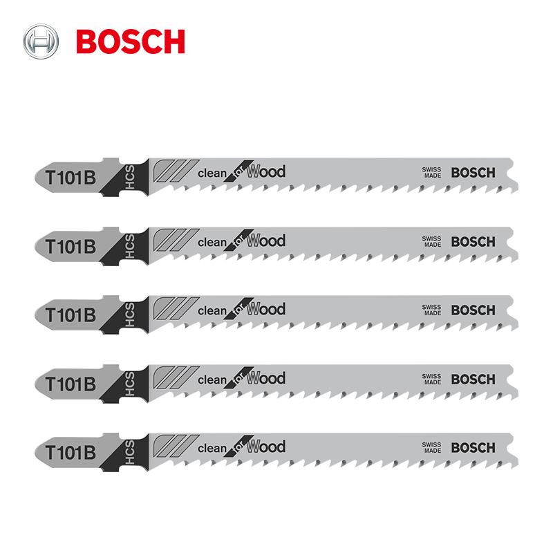 Bosch Пильное полотно для плавной резки дерева 100 мм, 5 штук в упаковке