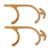 2 Tires Mat Holder 4 Hooks Wall Mounted Mat Storage Rack Accessories Storage for Home Fitness
