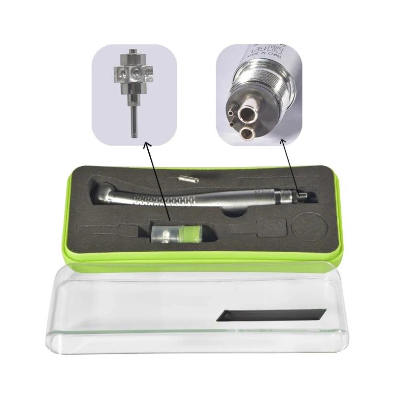 5 светодиодных высокоскоростных наконечников, стоматологическая воздушная турбина, полировальный инструмент со светом, 2/4 отверстия, кнопка, стоматологический материал для ремонта зубов