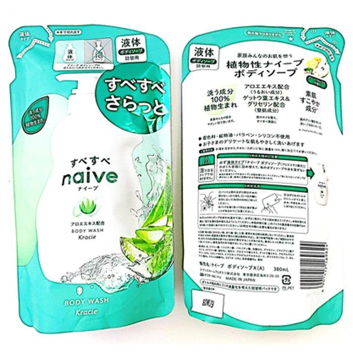 Kracie Гель для душа Naive, сменный блок (Тип жидкости)