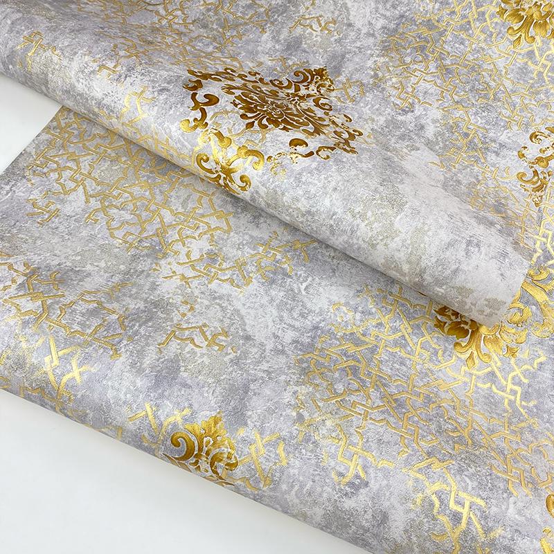 Роскошные Классические Обои Спальня Гостиная Рельеф Дамаск Рулон Обоев papel de parede