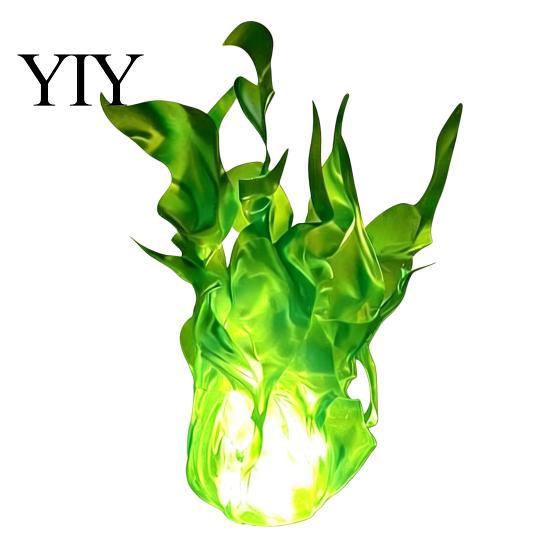 Decorative Fireball for Cosplay Floating Prop, LED Glowing Flame Halloween Handheld Prop Cosplay, Photography Battery Powered Stage Light Party Magic