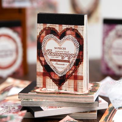 50 шт./Подложка Материал бумага Серия «Романтическое путешествие» Основа Ручная работа Декоративные бумажные принадлежности Ручные буклеты Коллаж Ежедневное украшение