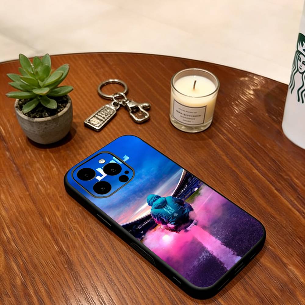 Чехол для телефона рэпера JuL для iPhone 17,16,15,14,13,12,11 Plus,Pro Max,XS, Мягкий силиконовый черный чехол