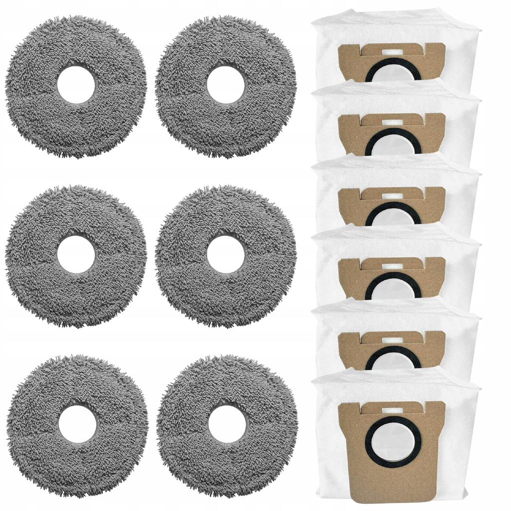 Bags and Mops for Dreame L10S Ultra L10 L20, for Xiaomi Vacuum X10 X10+ X20
