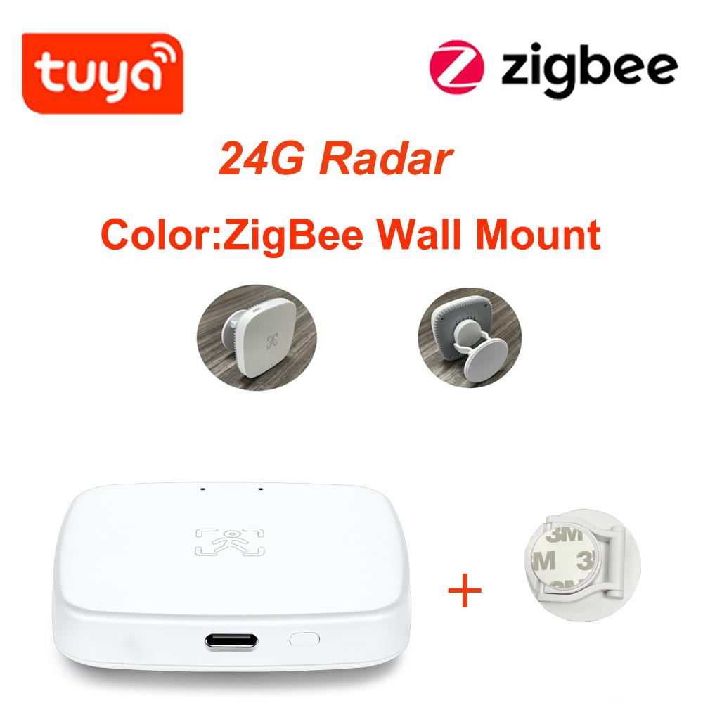 Tuya WiFi / Zigbee Детектор присутствия человека Интеллектуальный датчик PIR человеческого тела Радар-детектор Микроволновые датчики движения