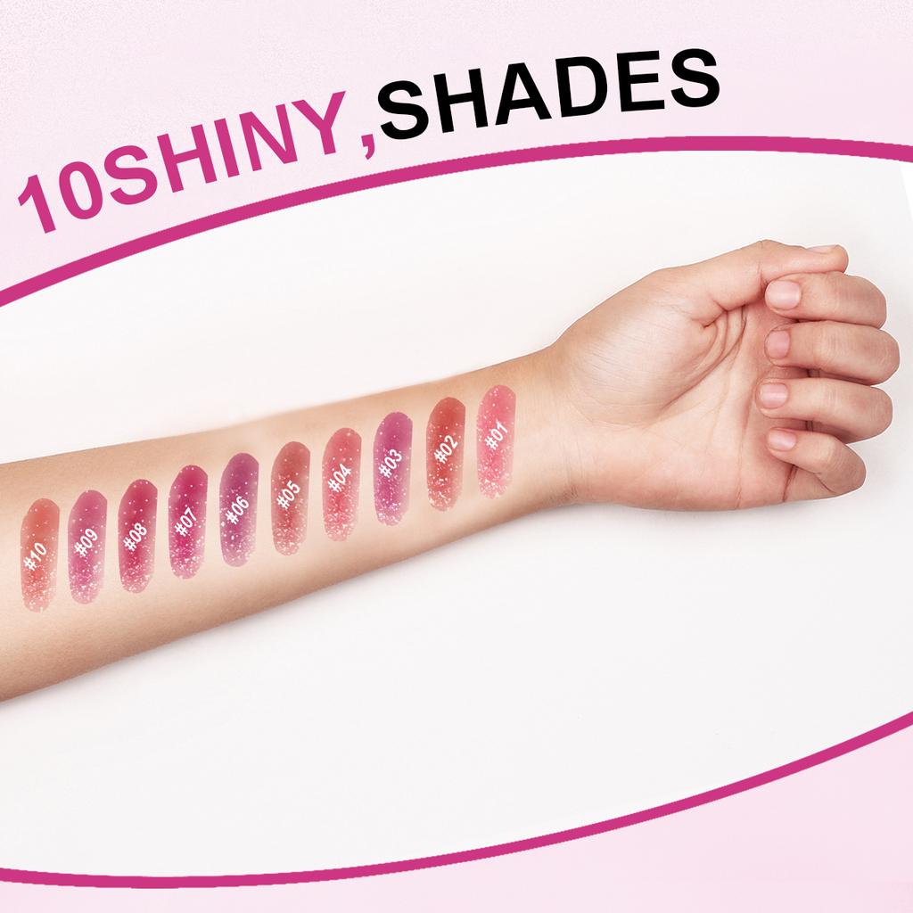 Алмазная перламутровая губная помада водостойкая стойкая антипригарная матовая бархатная блестящая помада красная сексуальная косметика для губ