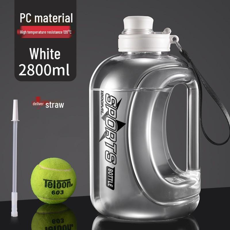 Large Capacity High-Temp Resistant Sports Water Bottle - Ton Ton Portable Plastic Cup & Barrel