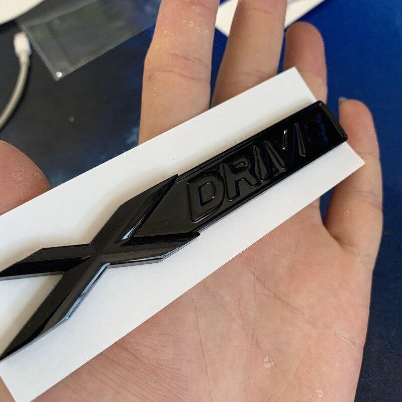 New XDrive Old XDRIVE Logo Fender Emblem Badge for X1 X3 X4 X5 X6 X7 Car Styling Discharging Capacity Sticker