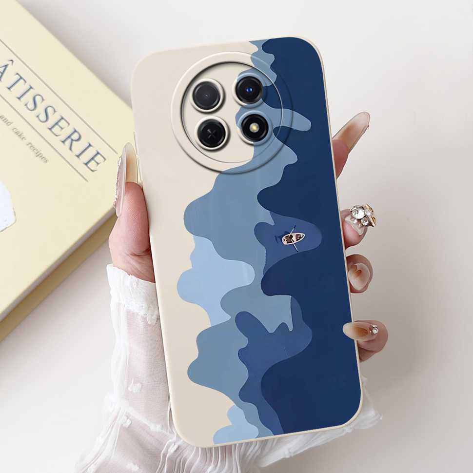 For Huawei nova Y91 Case STG-LX1 Cute Cartoon Rabbit Soft Silicone Cover For Huawei Enjoy 60X STG-AL00 6.95" Butterfly Shell