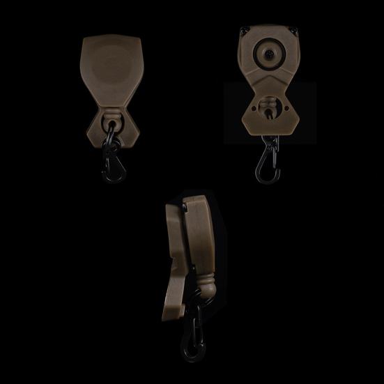 NVG Anti-lost Lanyard 360 Degree Rotation Helmet Mount Night Vision Goggles Telescopic Rope Strap for WILCOX L2 G05 Three-Hole NVG Mounting System