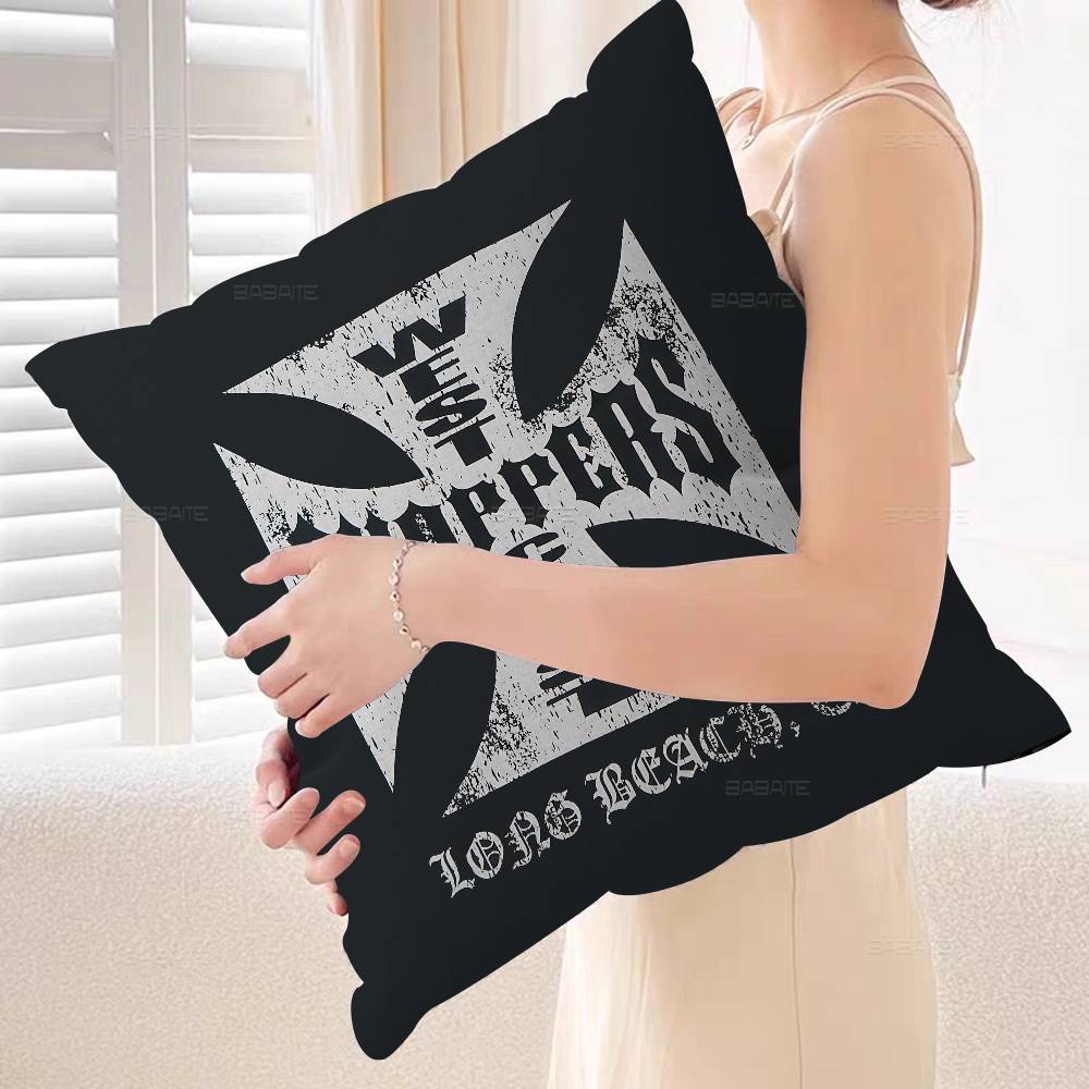 West C-Coast C-Choppers Pillow Cover For Bedroom Room And Living Room Sofa Decorative Cushion Cover