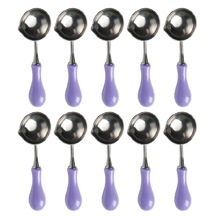 10 шт./набор Ложка для плавления воска для опечатывания Ложка для восковой печати Ложка для плавления штампа для восковой печати Конверт