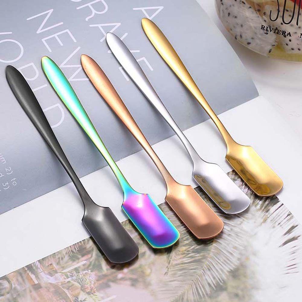 Steel Ice Cream Sugar Cake Dessert Kitchen Tool Stirring Spoon Coffee Spoon Coffeeware Teaspoon