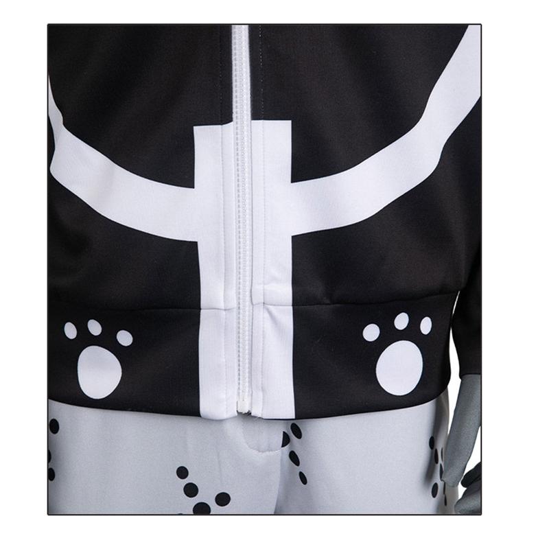 Аниме Бартоломью Кума Косплей Костюм Черный Наряд С Медвежьей Лапой Белые Брюки Шляпа Вечеринка Карнавал Хэллоуин Маскарадный Костюм Набор Для Мужчины