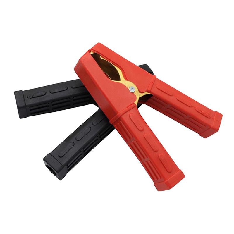 2Pcs 200A Crocodile Alligator Clips Car Battery Insulated Clip Clamp Connector
