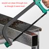 3 In 1 Hacksaw Heavy Duty Mini Hand Saw for Woodworking Metal Wood PVC Pipes Crafts Projects Handsaw Hand Tools
