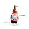 Hand Soap Dispenser Resin Santa Claus Christmas Decor Bathroom Decor Hand Soap Dispenser for Restroom Powder Room Shower Sink