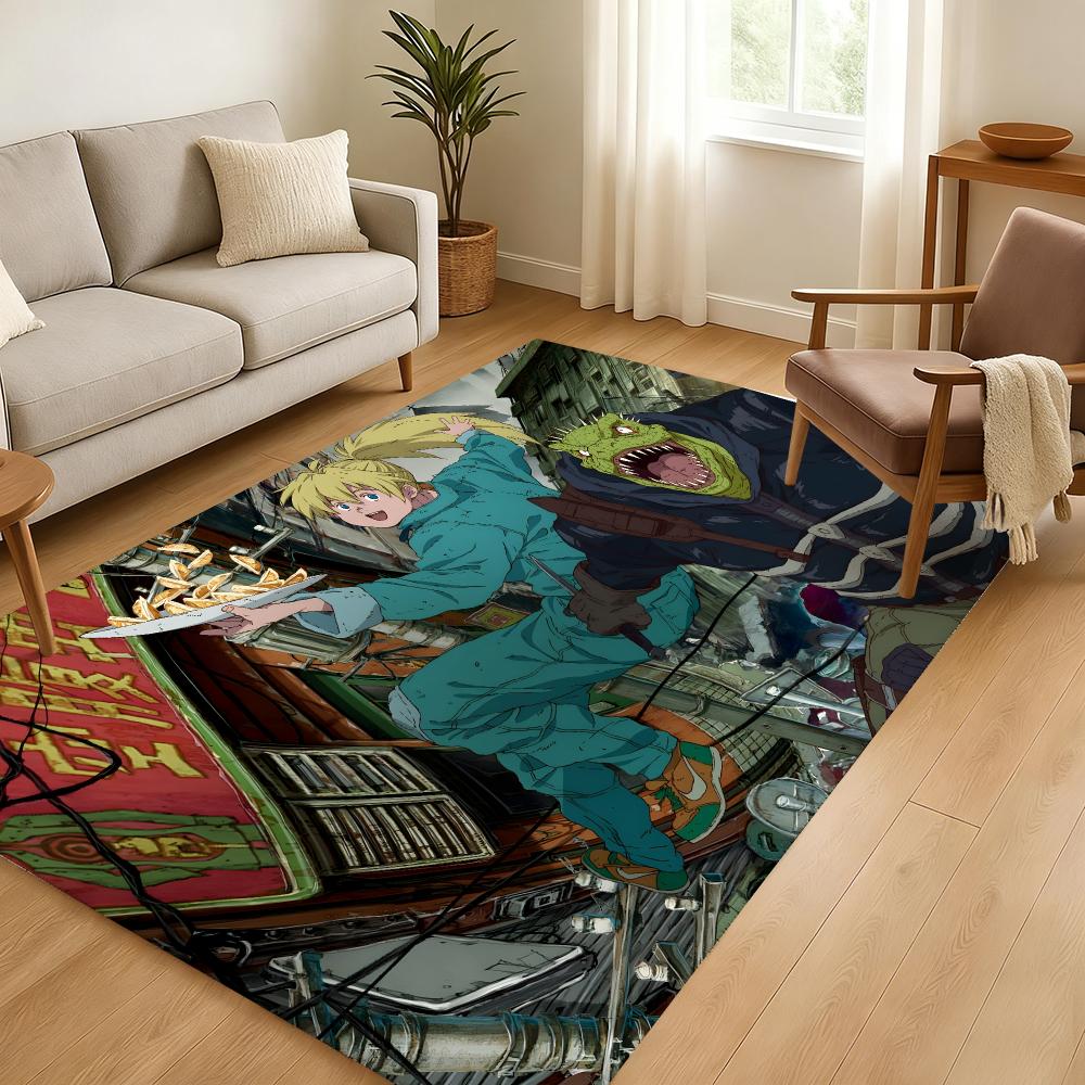 Dorohedoro Anime Floor Mat Soft Thickened Absorbent Non-Slip Bedroom Living Room Door Mat Home Decor Flannel Rugs