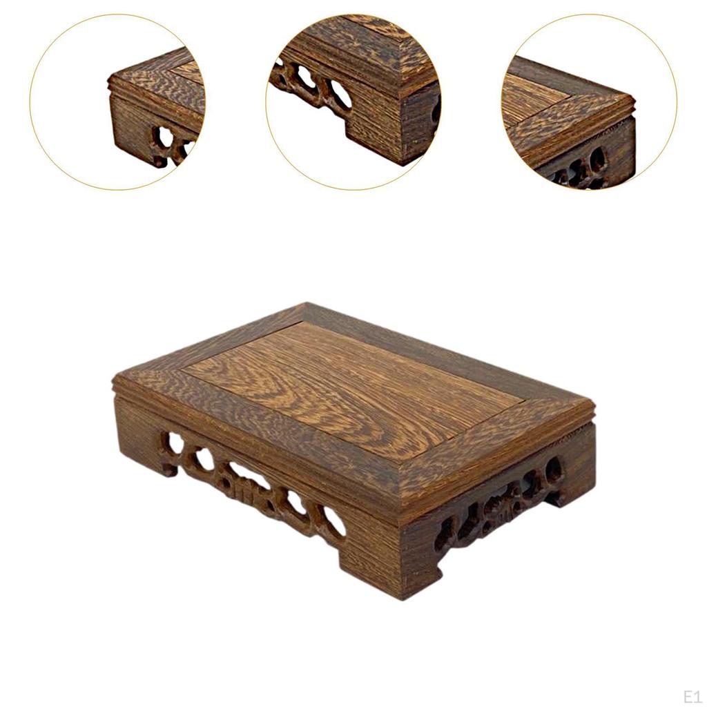 Элегантная деревянная подставка для растений для декора дома и сада