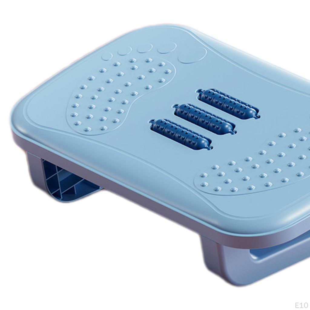 Подставка для ног под настольным табуретом. Удобная подставка для ног с роликовой массажной ножкой для автомобильных игр.