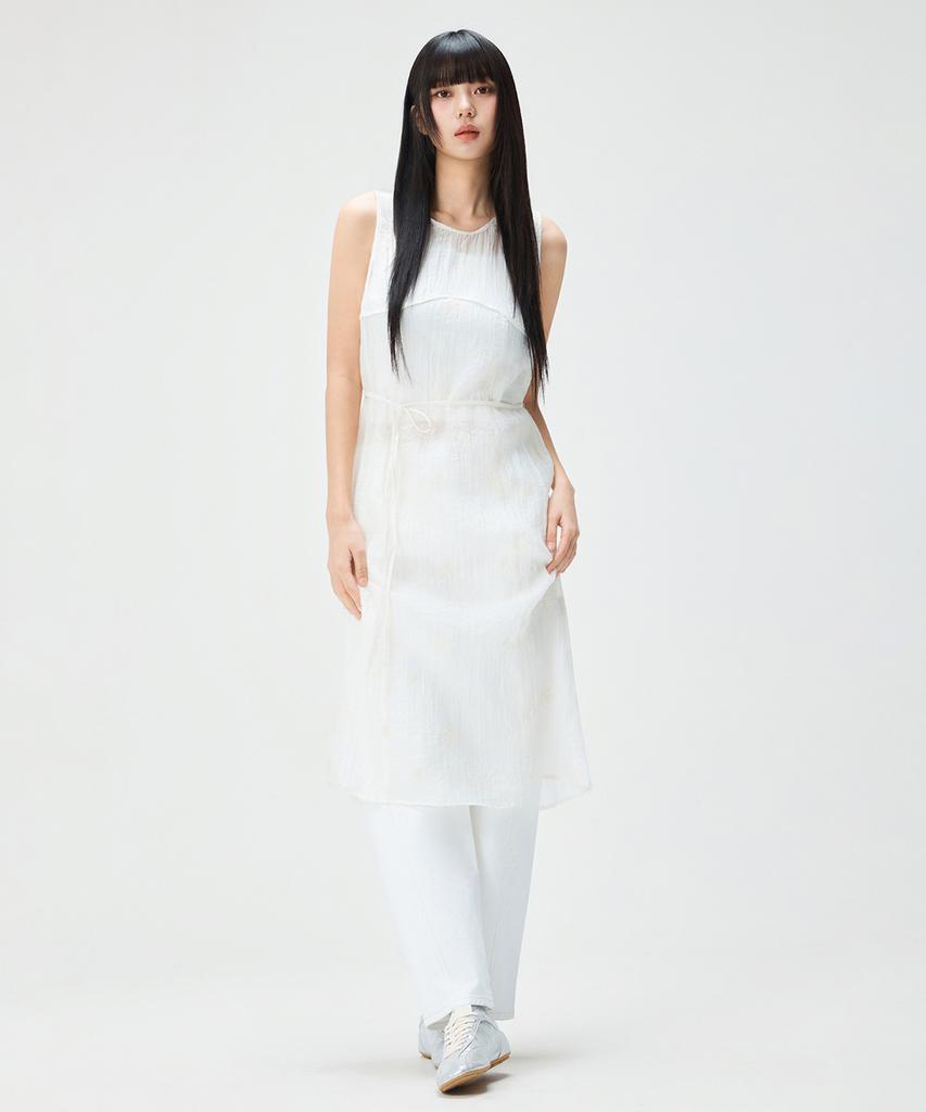 MIXXO Кружевное многослойное длинное платье_Miwowg301G