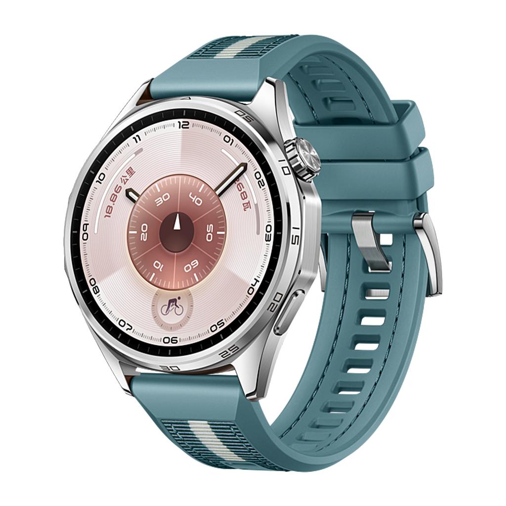Huawei Watch GT 6 GT6 Pro 46 мм Watch 5 4 Pro GT5 4 3 2 Pro Ремешок Официальный Нейлоновый Браслет Ремешки Для 22 мм Композитный Силиконовый Ремешок