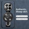 Для Magsafe Беспроводная Зарядка Чехол Для Redmi Note 15 Pro 5G PU Кожа Ударопрочный Кольцо-подставка Держатель Чехол Для Redmi Note 15 4G