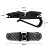 GTMZ9 Universal Car Sun Visor Glasses Fastener Clip Holder For Sunglasses Eyeglasses Ticket Card Multifunction Skoda Car Interior