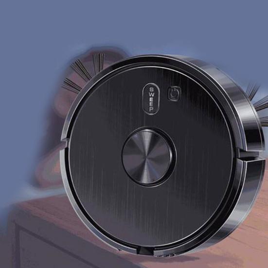 Подметающий робот-пылесос Ультратонкий дизайн Мощное всасывание Низкий уровень шума Работающий от аккумулятора пылесос