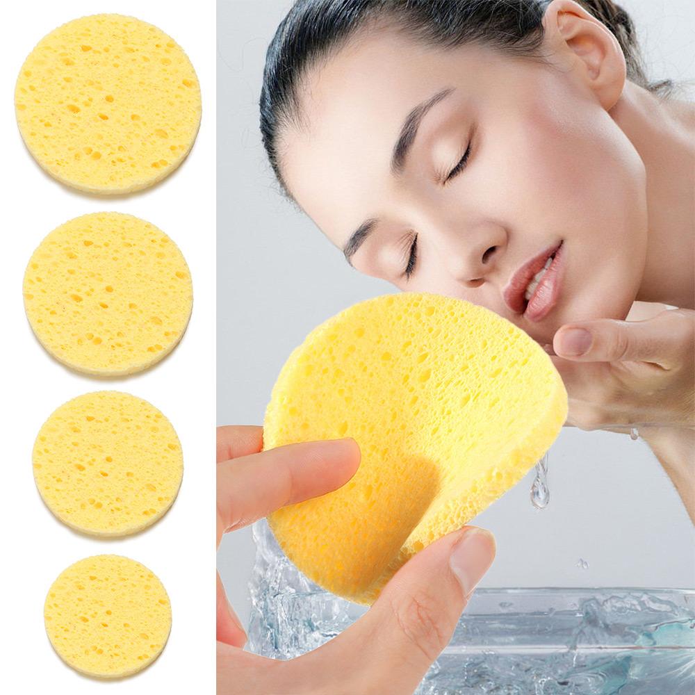Makeup Tool Skin Care Exfoliator Compress Puff Body Facial Cleaner Cleansing Sponge Face Wash Pad