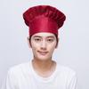 Женский дышащий поварской колпак с вышивкой логотипа для кухни, кейтеринга и магазина молочного чая