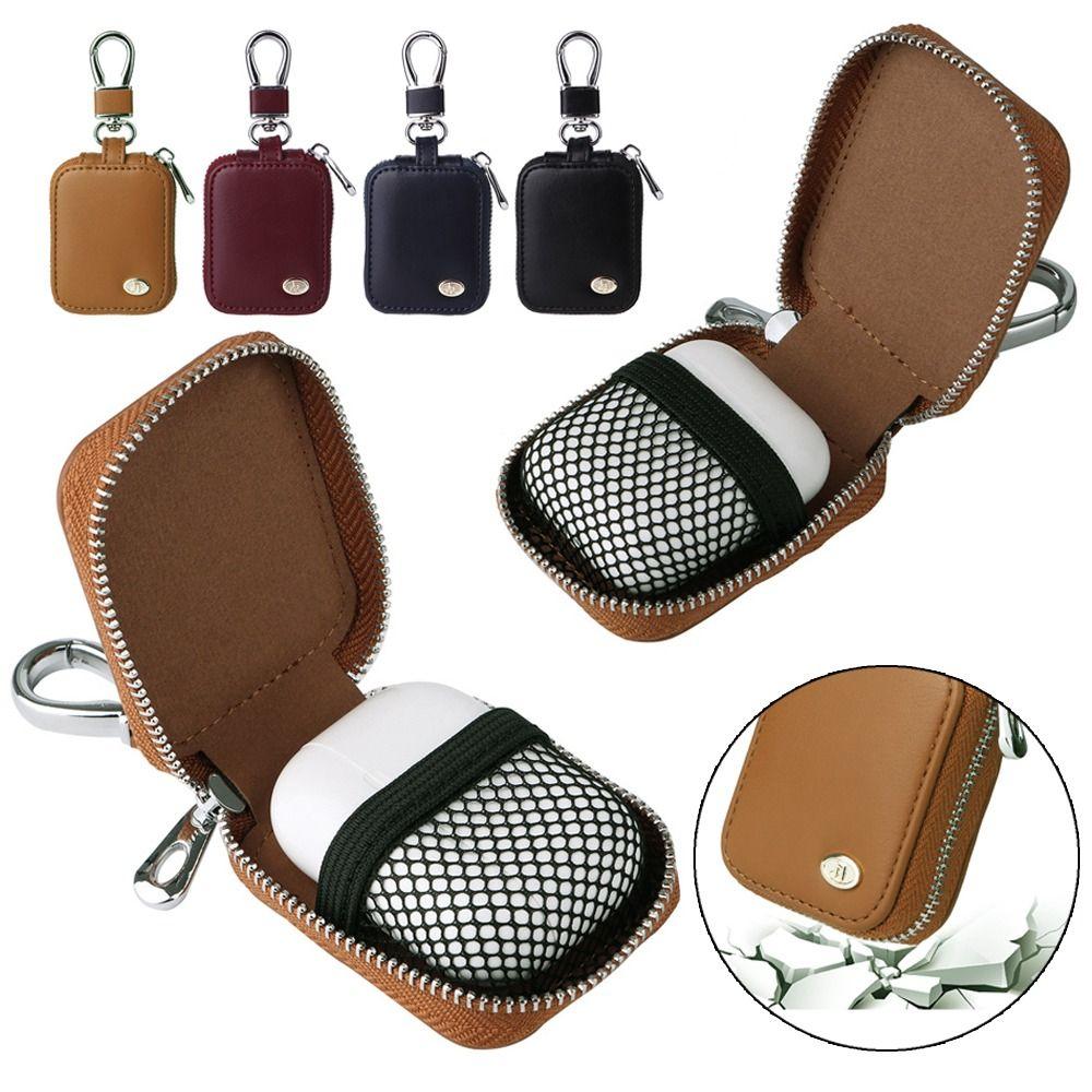 Anti Lost Protective Case Shockproof Storage Bag Leather Cover for Airpods Pro 3 2 1