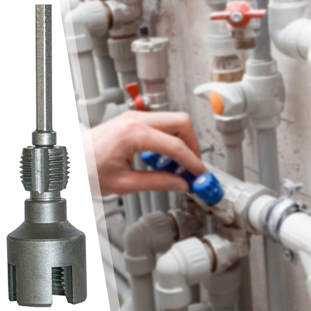 Electric Drill Compatible PVC Pipe Threader Kit 1/2'' 3/4'' Internal External Rethreading Maker For Water Pipes