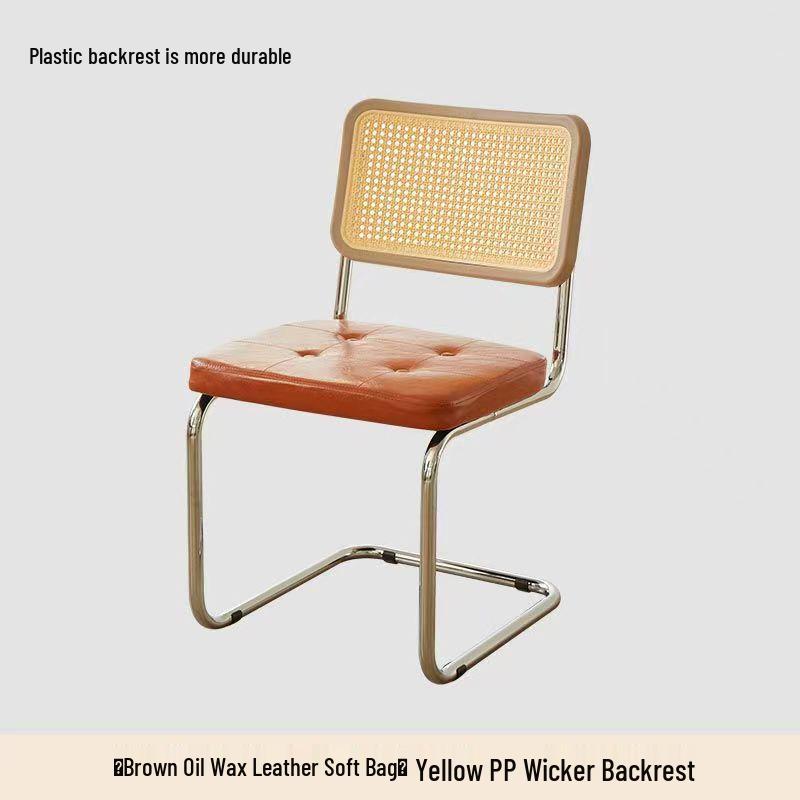 Плетеный стул скандинавский ретро в форме банта - Стиль середины века для кафе, отеля или зон отдыха