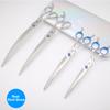 Crane Big Size Curved Pet Scissors 7.0/7.5/ 8/ 9/ 10 Inch For Dog Grooming Cutting High Quality Shears Large Dog Grooming VG10