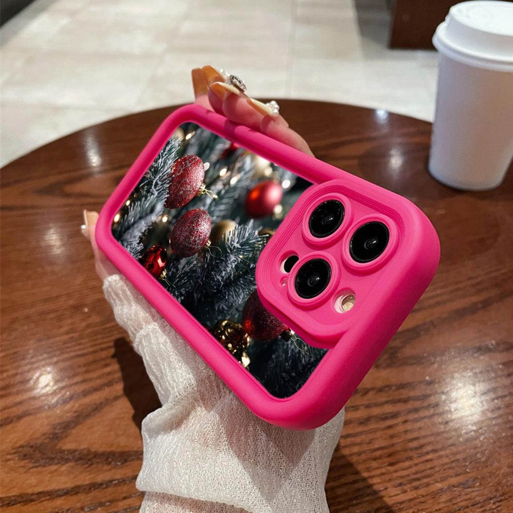 N118 Новогодний Веселый Рождественский дизайн Мягкие чехлы для телефонов Angel Eyes для iPhone 16 15 14 13 11 Pro Max 8 7 6s Plus 12 mini XR XS Max SE Противоударный чехол