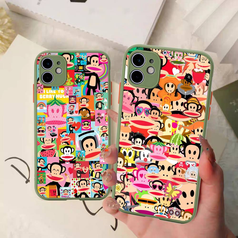 Famous Luxurious P-paul F-frank For iPhone 16 15 14 13 12 11 Pro Max X XS MAX Plus Translucent Black Phone Cover