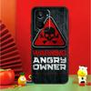 Warning Angry Danger Owner For Realme 10 11 12 13 14 Pro Plus 15 GT7 Pro GT6 C65 C67 C63 C61 C55 C51 C53 C35 C75 Case