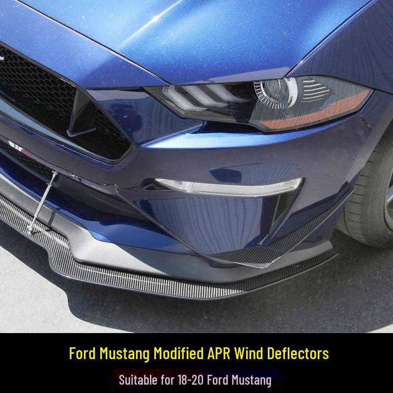 APR Carbon Fiber Wind Deflector Blade for 2018–2023 Ford Mustang Modifications