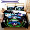 3pcs Custom Name Sally Face Bedding Set Duvet Cover Closure Includes 1 Duvet Cover & 2 Pillowcases, Soft and Comfortable for All Seasons.