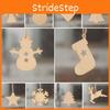 Elegant Christmas Wood Chip Ornaments For Charming Tree And Home Decoration