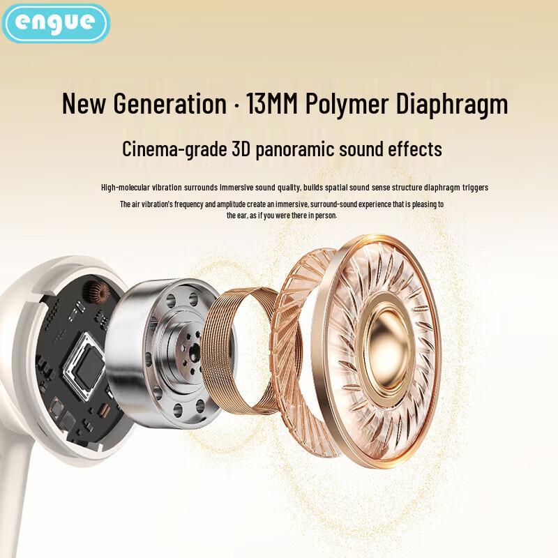 ENGUE EG-AP26 TWS Гибридные наушники с шумоподавлением