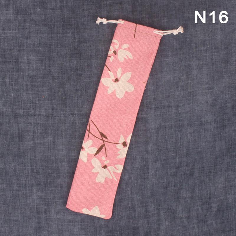 1 шт. многоразовый соломенный мешочек для металлических соломенных столовых приборов, красочный дорожный походный палочки для еды ложка вилка нож сумка для хранения контейнер